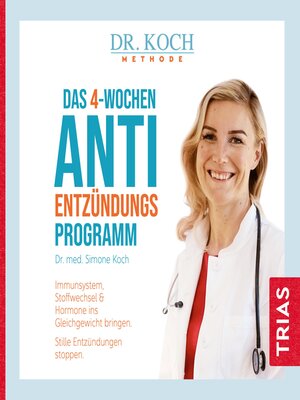 cover image of Das 4-Wochen-Anti-Entzündungsprogramm